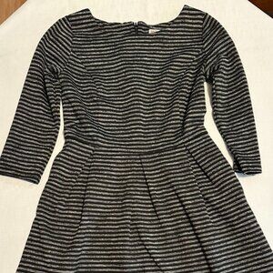 Black and gray dress